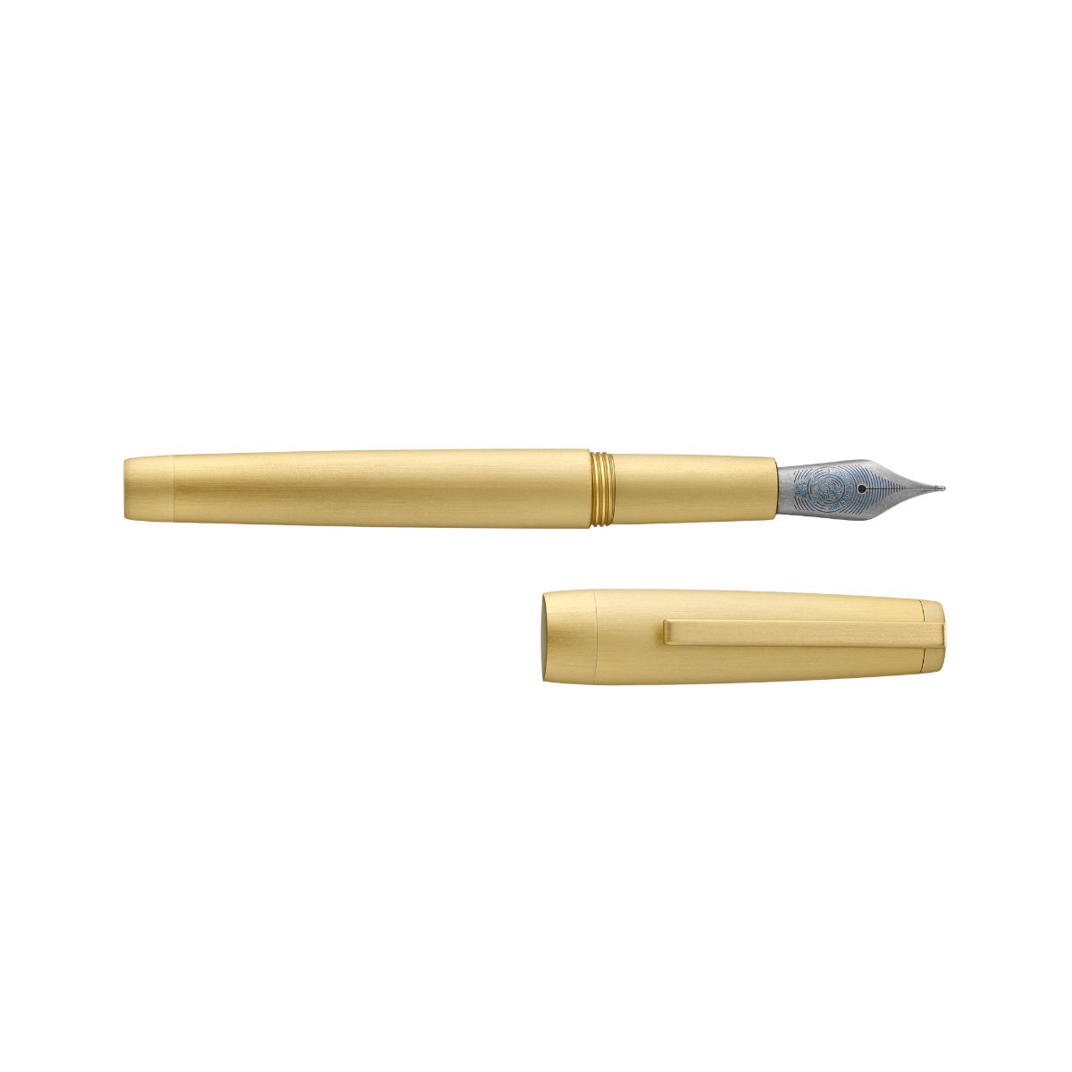 Jacques Herbin Clipper Brushed Gold GT Fountain pen - Vulpen
